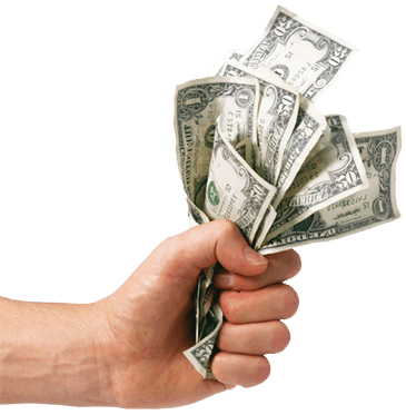 Hand holding cash for Nevada loans